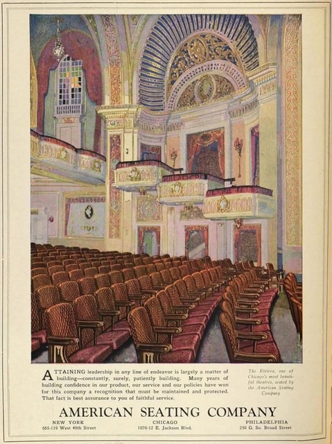 RIVIERA Theatre; Chicago, Illinois.