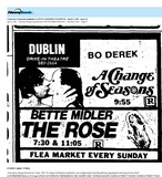 Bo Derek--Number Eight Box Office Star (1981)/Her Only Year on the List