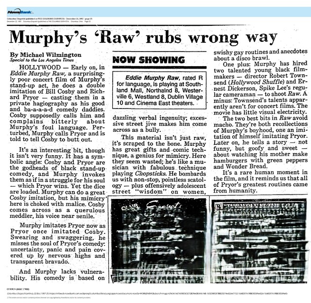 Eddie Murphy--Number One Box Office Star (1987)