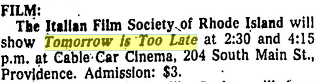 Cable Car Cinema & Cafe