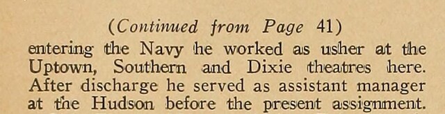 Long Movie Theater Resume (1946) - Part 2