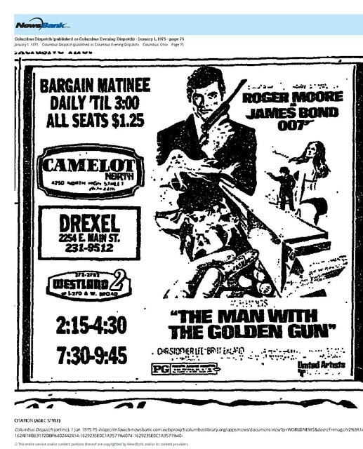 The Great Movie Franchises: James Bond (1975)