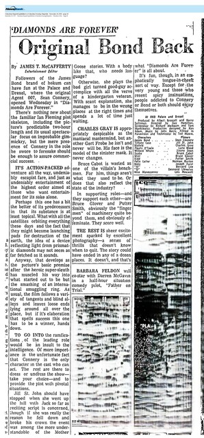 The Great Movie Franchises: James Bond (1971)/Sean Connery, RIP (1930-2020)