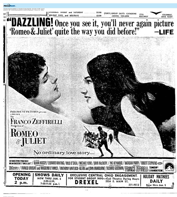 Olivia Hussey, R.I.P. (1951 - 2024)