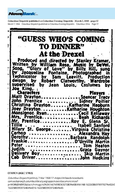 Sidney Poitier--Number One Box Office Star (1968)