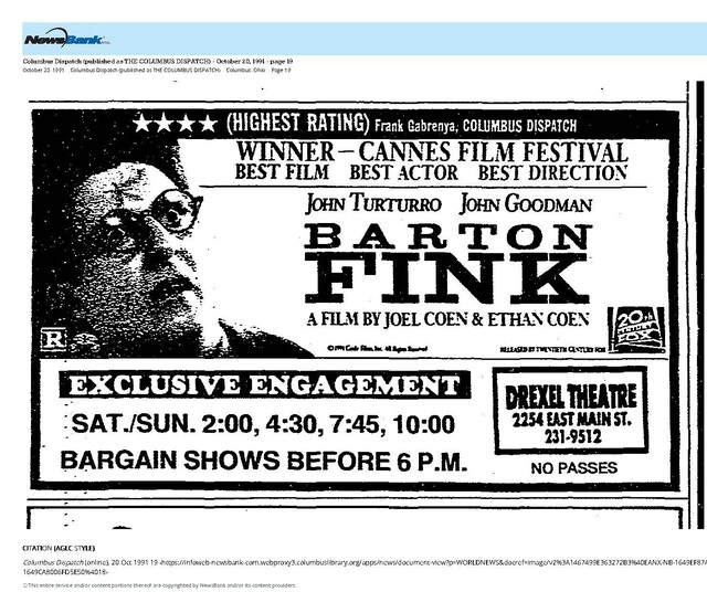 The Great Directors: The Coen Brothers (1991)