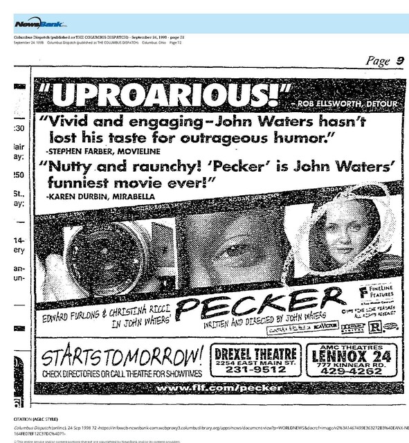 The Great Directors: John Waters (1998)