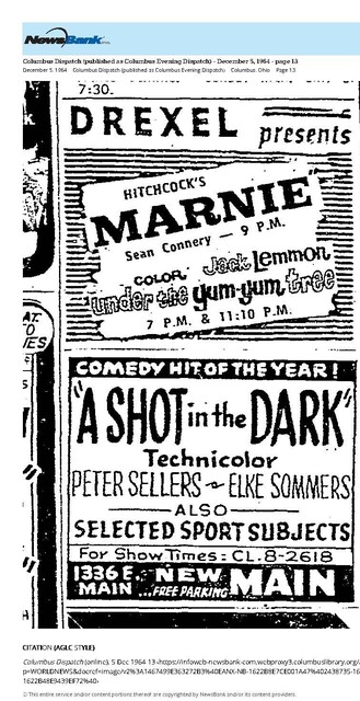 A Tale of Two Cities: Columbus and Bexley (1964)