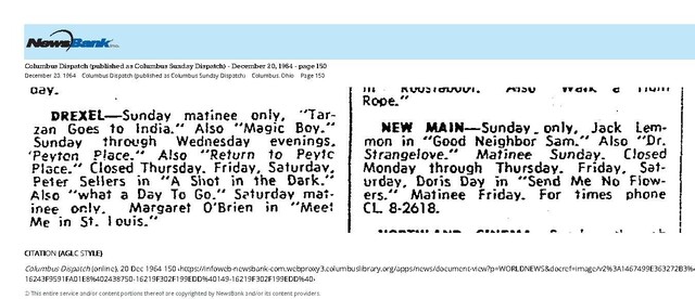 A Tale of Two Cities (1964)--Columbus and Bexley