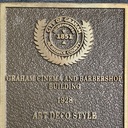 Graham Cinema plaque from Graham Historical Society