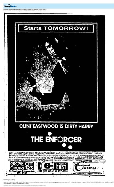 The Great Movie Franchises: Dirty Harry (1976)