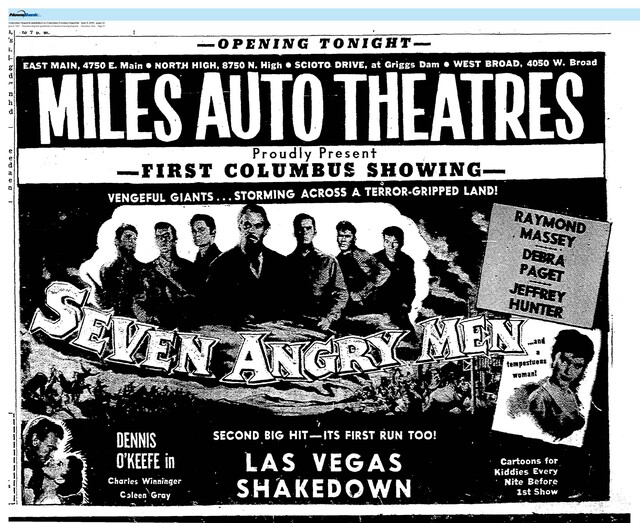 First-Run Only at the Four Miles Auto Theatres (1955)