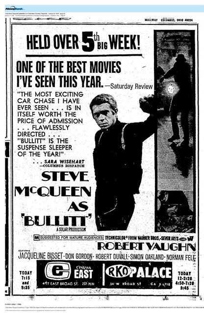 Steve McQueen--Number Three Box Office Star (1969)