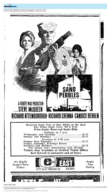 Steve McQueen--Number Ten Box Office Star (1967)