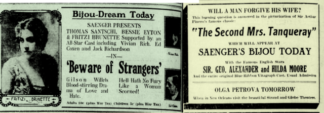 Saenger's Bijou Theatre