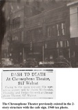 Building where Chronophone Theater was located.