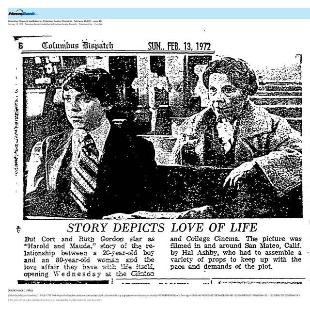 Bud Cort, R.I.P.  (1948 - 2026)/The Great Directors: Hal Ashby (1972)