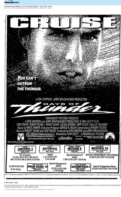 Tom Cruise--Number Four Box Office Star (1990)