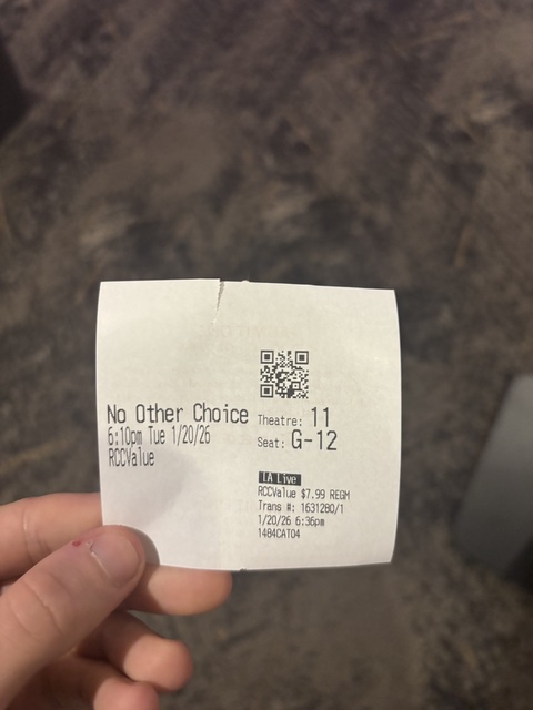 Regal LA Live Ticket Stub