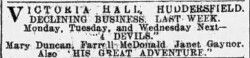 4 Devils at Victoria Hall, Huddersfield—February 11, 1931