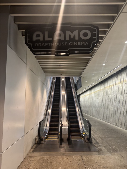 Alamo Drafthouse Downtown Los Angeles Escalator