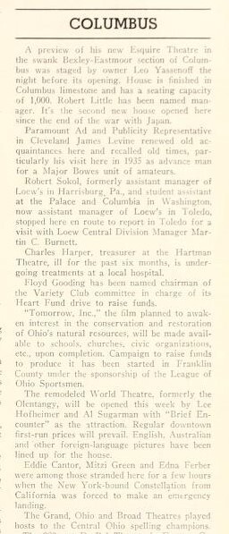 May 1947 News