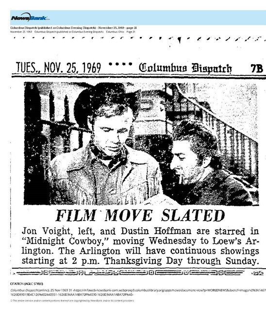 Dustin Hoffman--Number Four Box Office Star (1969)/His First Year on the List