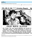 Dustin Hoffman--Number Four Box Office Star (1969)/His First Year on the List