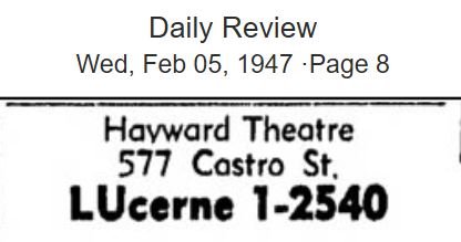 Hayward Theatre