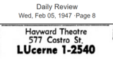 Hayward Theatre