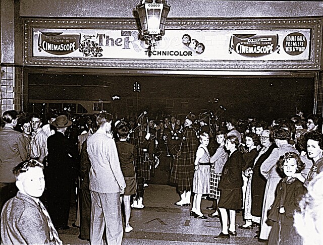 Civic Theatre 375 Hunter Street, Newcastle, NSW - 1954 The intro of CinemaScope