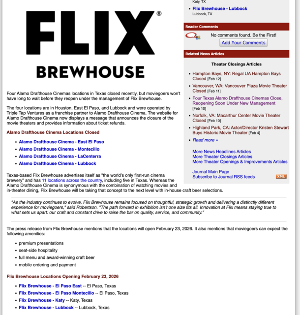 Alamo Drafthouse LaCenterra