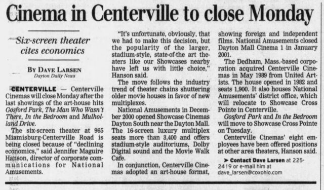 Centerville Cinemas