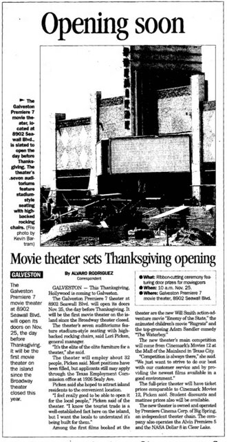 Galveston PrimeTime Cinemas