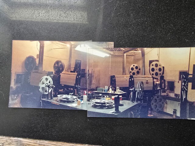 Projector Booth In Operation
