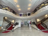 4-23-26 Lobby with Art Deco metalwork restored! 