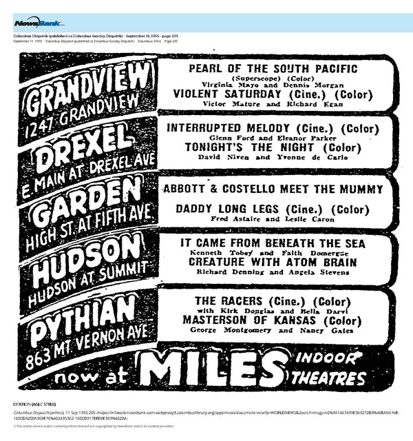Miles Indoor Theatres (1955)