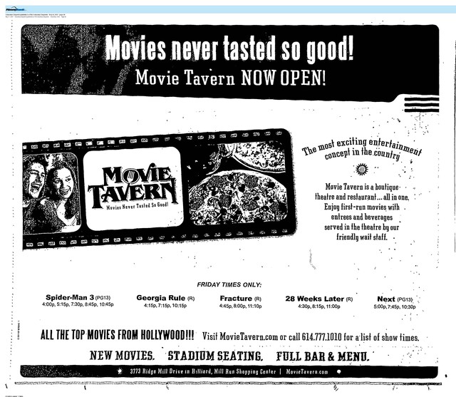 Movie Tavern NOW OPEN! (2007)