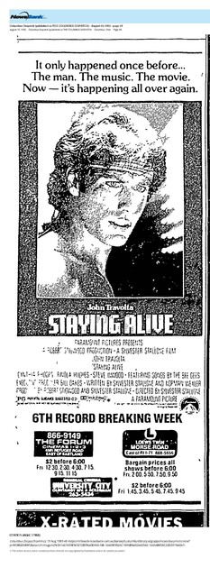 John Travolta--Number Five Box Office Star (1983)