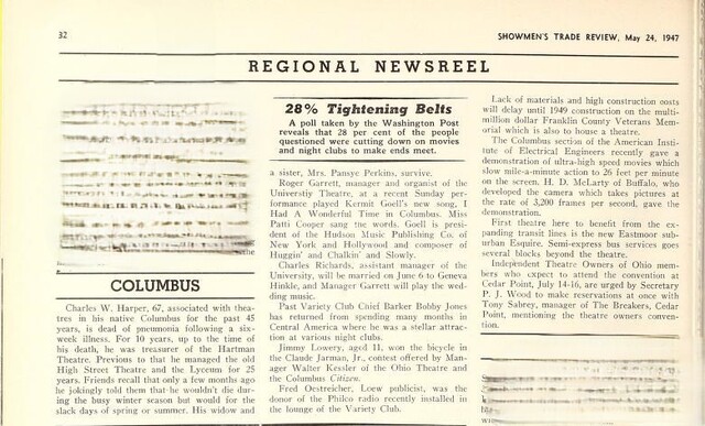 May 1947 News