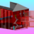 CAD model - Left view of exterior and façade.