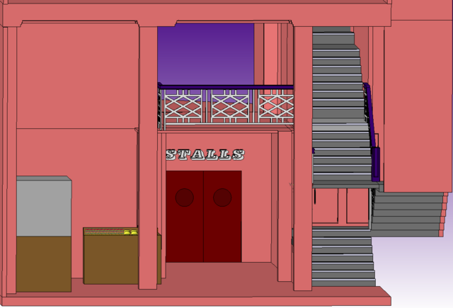 CAD model - Foyer Interior View