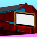 CAD model - Widescreen proscenium