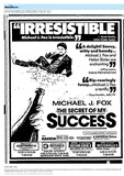 Michael J. Fox--Number Three Box Office Star (1987)