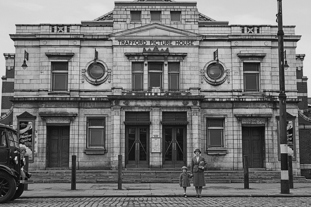 Trafford Picture House 1925 street view