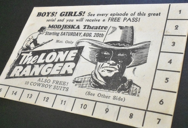 Modjeska Theatre FREE PASS ticket