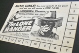 Modjeska Theatre FREE PASS ticket