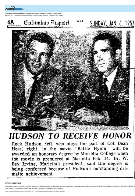 Rock Hudson--Number One Box Office Star (1957)