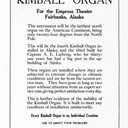 Kimball Organ Company advertisement in the April 1, 1927