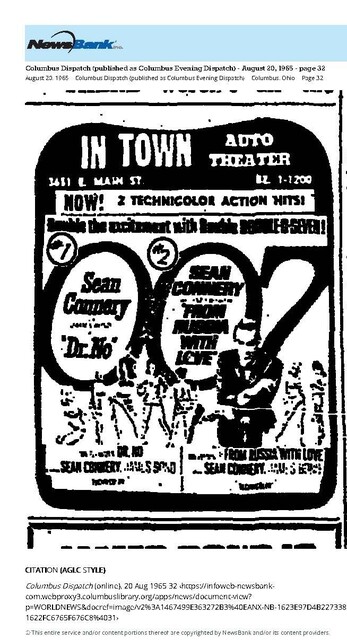 In Town Auto Theater: The Last Season (1965)